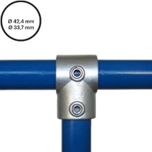 Konstrukční fitinka, spojka ocelových trubek pr. 42,4 mm | pr. 33,7 mm – redukční odbočka 101-C42/B34